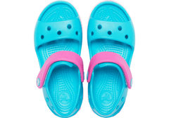 Crocs Crocband Sandals pro děti, 24-25 EU, C8, Sandály, Pantofle, Digital Aqua, Modrá, 12856-4SL