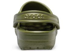 Crocs Classic Clogs Unisex, 41-42 EU, M8W10, Pantofle, Dřeváky, Army Green, Zelená, 10001-309