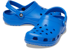 Crocs Classic Clogs Unisex, 37-38 EU, M5W7, Pantofle, Dřeváky, Blue Bolt, Modrá, 10001-4KZ