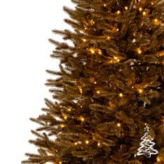 Vánoční stromek Smrk Gold Edition LED 220 cm
