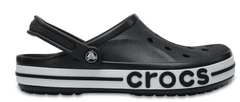 Crocs Bayaband Clogs pro muže, 45-46 EU, M11, Pantofle, Dřeváky, Black/White, Černá, 205089-066