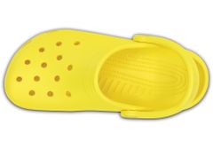 Crocs Classic Clogs Unisex, 41-42 EU, M8W10, Pantofle, Dřeváky, Lemon, Žlutá, 10001-7C1