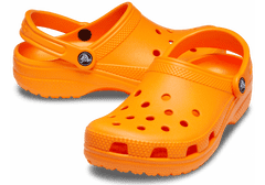 Crocs Classic Clogs Unisex, 37-38 EU, M5W7, Pantofle, Dřeváky, Orange Zing, Oranžová, 10001-83A