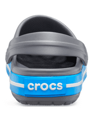 Crocs Crocband Clogs pro muže, 46-47 EU, M12, Pantofle, Dřeváky, Charcoal/Ocean, Šedá, 11016-07W