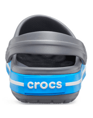 Crocs Crocband Clogs Unisex, 38-39 EU, M6W8, Pantofle, Dřeváky, Charcoal/Ocean, Šedá, 11016-07W