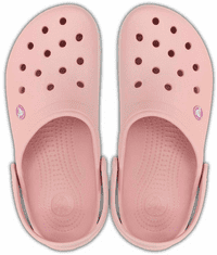 Crocs Crocband Clogs Unisex, 37-38 EU, M5W7, Pantofle, Dřeváky, Pearl Pink/Wild Orchid, Růžová, 11016-6MB