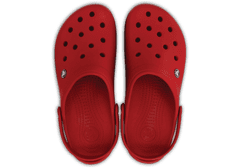 Crocs Crocband Clogs pro muže, 46-47 EU, M12, Pantofle, Dřeváky, Pepper, Červená, 11016-6EN