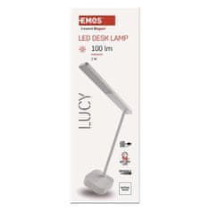 Emos LED stolní lampa LUCY, nabíjecí