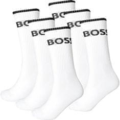 Hugo Boss 6 PACK - pánské ponožky BOSS 50510168-100 (Velikost 39-42)