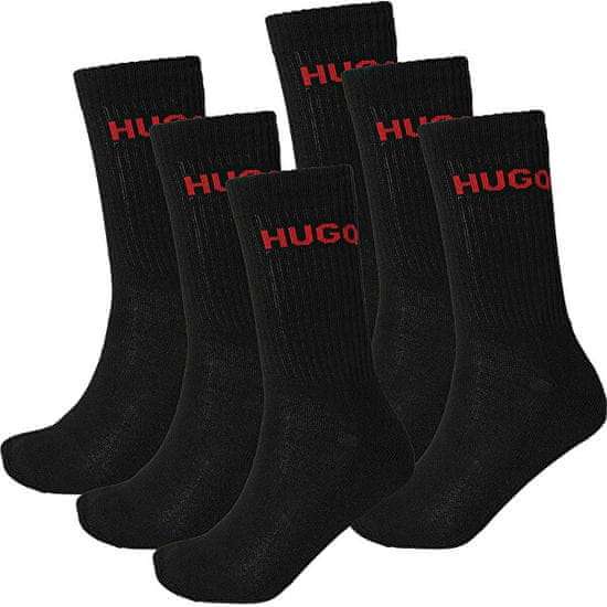 Hugo Boss 6 PACK - pánské ponožky HUGO 50510187-001
