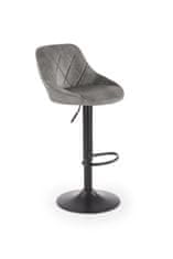 Halmar Barová židle STOOL H101 šedivá