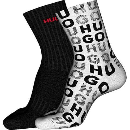 Hugo Boss 2 PACK - pánské ponožky HUGO 50501958-100