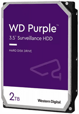 Western Digital HDD 2TB WD23PURZ Purple 256MB SataIII 5400rpm