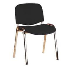 Manutan Konferenční židle Manutan ISO Chrom, černá
