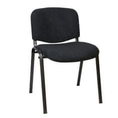 Manutan Konferenční židle ISO Velours Black, černá