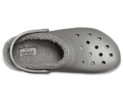 Crocs Classic Lined Clogs Unisex, 36-37 EU, M4W6, Pantofle, Dřeváky, Slate Grey/Smoke, Šedá, 203591-0EX