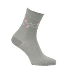 RS RS dámské bavlněné zdravotní vzorované elastické ponožky 1191823 3-pack, 35-38