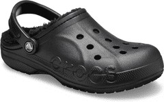 Crocs Baya Lined Clogs pro muže, 48-49 EU, M13, Pantofle, Dřeváky, Black/Black, Černá, 205969-060