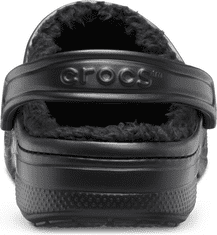 Crocs Baya Lined Clogs pro muže, 48-49 EU, M13, Pantofle, Dřeváky, Black/Black, Černá, 205969-060