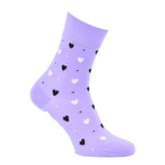 RS RS dámské bavlněné zdravotní vzorované srdíčkové ponožky 1191923 3-pack, 35-38