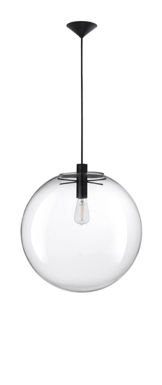 Nova Luce Průzračné závěsné svítidlo Ovvio ve tvaru koule