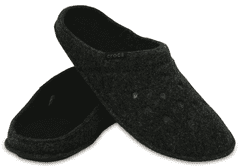 Crocs Classic Slippers Unisex, 41-42 EU, M8W10, Bačkory, Pantofle, Black/Black, Černá, 203600-060