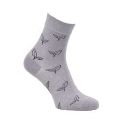 Zdravé Ponožky  Dámské bavlněné vzorované elastické ponožky s příjemným lemem 6102023 4-pack, 39-42