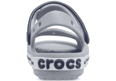 Crocs Crocband Sandals pro děti, 25-26 EU, C9, Sandály, Pantofle, Light Grey/Navy, Šedá, 12856-01U