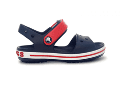 Crocs Crocband Sandals pro děti, 25-26 EU, C9, Sandály, Pantofle, Navy/Red, Modrá, 12856-485