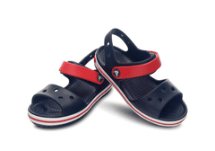Crocs Crocband Sandals pro děti, 29-30 EU, C12, Sandály, Pantofle, Navy/Red, Modrá, 12856-485