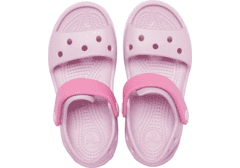 Crocs Crocband Sandals pro děti, 24-25 EU, C8, Sandály, Pantofle, Ballerina Pink, Růžová, 12856-6GD