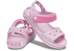 Crocs Crocband Sandals pro děti, 24-25 EU, C8, Sandály, Pantofle, Ballerina Pink, Růžová, 12856-6GD