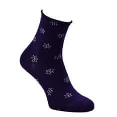 Zdravé Ponožky Dámské bavlněné ruličkové vzorované ponožky 6102223 4-pack, 35-38
