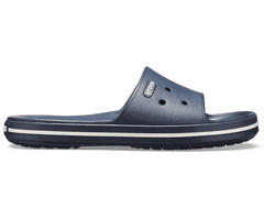 Crocs Crocband III Slides pro muže, 45-46 EU, M11, Pantofle, Sandály, Navy/White, Modrá, 205733-462