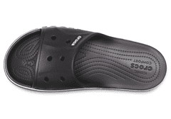 Crocs Bayaband Slides Unisex, 39-40 EU, M7W9, Pantofle, Sandály, Black/White, Černá, 205392-066