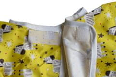 GaGa's pleny Bryndák s rukávy a kapsou Žlutá zebra