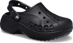 Crocs Baya Platform Clogs pro ženy, 42-43 EU, W11, Pantofle, Dřeváky, Black, Černá, 208186-001