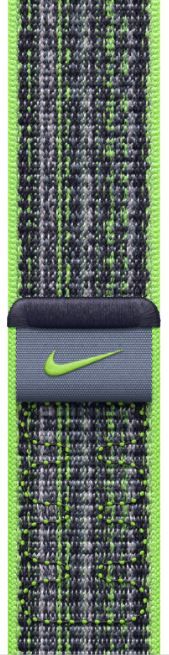 Levně Apple 45mm Bright Green/Blue Nike Sport Loop (MTL43ZM/A)