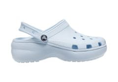 Crocs Classic Platform Clogs pro ženy, 34-35 EU, W5, Pantofle, Dřeváky, Mineral Blue, Modrá, 206750-4JQ