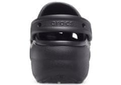 Crocs Classic Platform Clogs pro ženy, 37-38 EU, W7, Pantofle, Dřeváky, Black, Černá, 206750-001