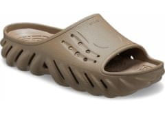 Crocs Echo Slides pro muže, 46-47 EU, M12, Pantofle, Sandály, Tumbleweed, Hnědá, 208170-2G9