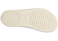 Crocs Brooklyn Flip-Flops pro ženy, 41-42 EU, W10, Žabky, Pantofle, Sandály, Bone, Béžová, 208727-2Y2