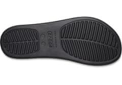 Crocs Brooklyn Flip-Flops pro ženy, 41-42 EU, W10, Žabky, Pantofle, Sandály, Black, Černá, 208727-001