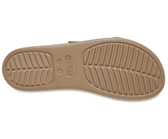 Crocs Brooklyn Buckle Low Wedge Sandals pro ženy, 42-43 EU, W11, Sandály, Pantofle, Khaki, Hnědá, 207431-260