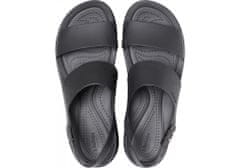 Crocs Brooklyn Low Wedge Sandals pro ženy, 41-42 EU, W10, Sandály, Pantofle, Black/Black, Černá, 206453-060