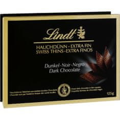 LINDT Thins hořká čokoláda 125g