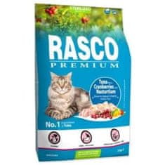 RASCO RASCO Cat Kibbles Sterilized, Tuna, Cranberries 2kg