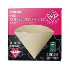 Hario Hnědé papírové filtry Hario Misarashi - V60-02 - karton 100 kusů