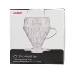 Hario Hario - V60 Drip-Assist Set - V60-02 dripper set + víčko + filtry