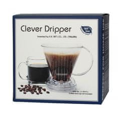 Clever Clever Dripper - Kávovar L 500 ml transparentní šedý